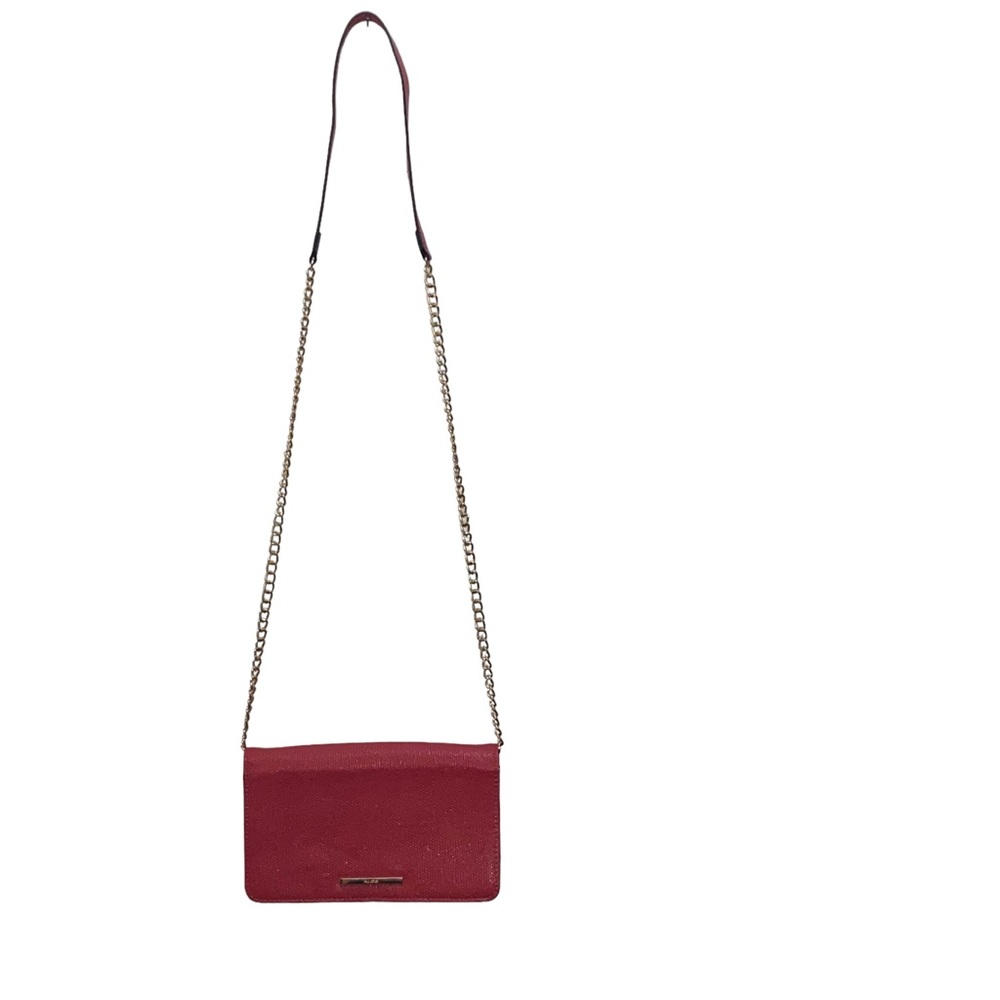 Red Aldo crossbody evening purse